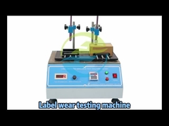 Operazione di segno dell'apparecchiatura di collaudo dell'abrasione dell'etichetta dell'attrezzatura di prova di IEC manualmente