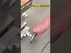 Macchine per la prova di impatto con pendolo con altezza e velocità di impatto regolabili per prove flessibili