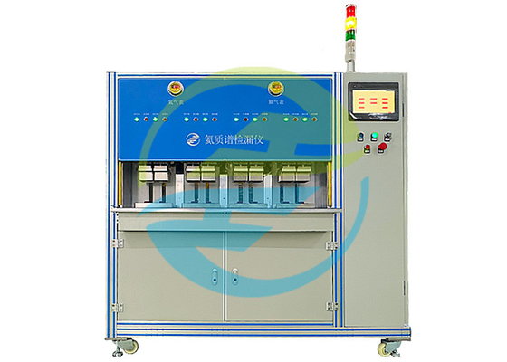 Attrezzatura per la prova delle perdite di elio 380V / 50Hz con controllo PLC a 8 stazioni
