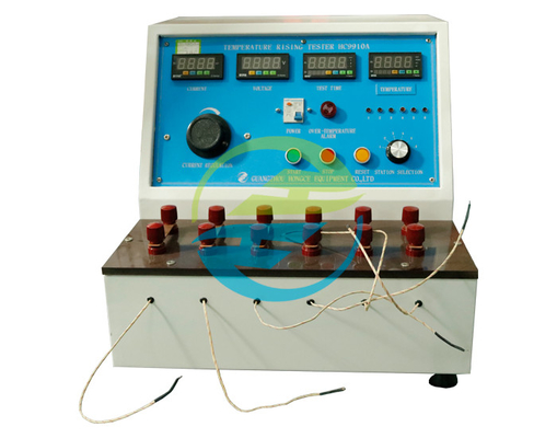 Buon prezzo IEC60884-1 Tester di presa di presa Tester di aumento della temperatura Alta precisione 6 postazioni di lavoro in linea