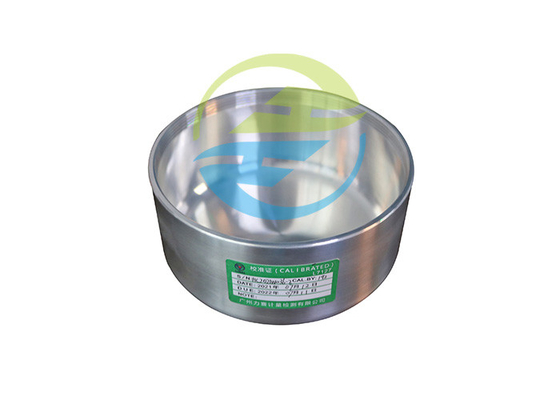 Buon prezzo Base piatta di diametro 120 mm±10 mm Vaso in alluminio per la prova di caduta per apparecchiature per la prova degli elettrodomestici in linea