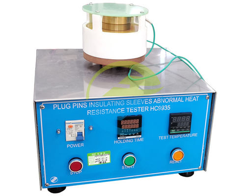 Buon prezzo Tester per prese con spina a norma IEC60884 con funzionamento a pulsante in ottone da 20 mm e distanza di 7 ± 0,5 mm per il test del manicotto isolante in linea