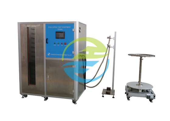 Buon prezzo L'IEC 60529 IPX5-6 spruzza l'attrezzatura di prova con il carro armato dell'ugello 500L di 12.5mm e di Φ6.3mm in linea