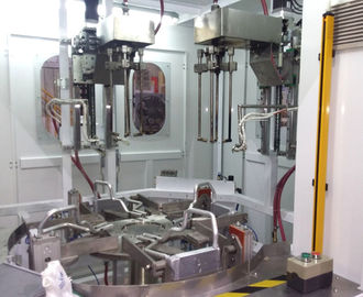 Buon prezzo La macchina di brasatura automatica della fiamma della piattaforma girevole/macchina di brasatura automatica per l'alluminio del condizionatore d'aria convoglia in linea
