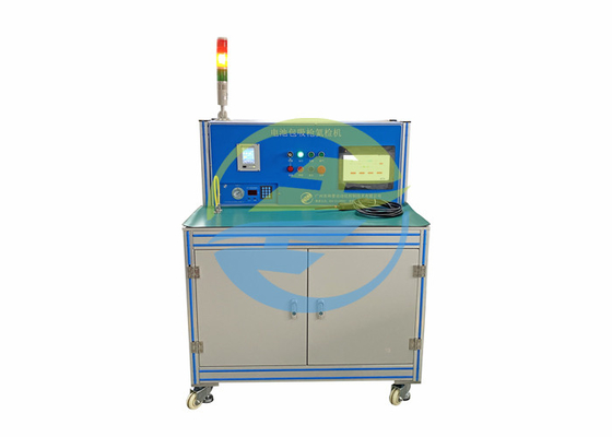 Buon prezzo Macchina della prova di tenuta dell'elio della pistola di aspirazione per il tasso di perdita del pacchetto 1.44E-4mbar.L/S della batteria 2 minuti in linea
