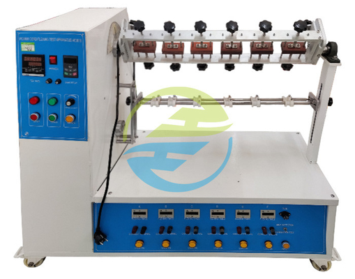UL817 Tester di piegatura del cavo di alimentazione con 6 stazioni Intelligent Detection Testa di resistenza alla trazione ± 180° Regolabile Alta precisione Progettazione durevole