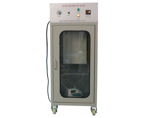 Testatore di caduta di ferro elettrico Controllo della temperatura e dell'umidità ad alta precisione Altura di caduta 40 mm Corpo in acciaio inossidabile Conforme alla norma IEC 60335-2-3 Strumento di prova della sicurezza degli elettrodomestici
