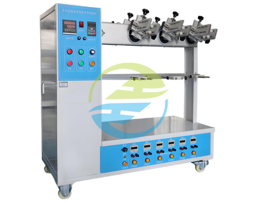 Buon prezzo EV Charging Connector Cable Tester with 0-60 Times/Min Swing Speed 0-180 Swing Angle and 6 Stations for Tensile Strength and Flex Durability Testing in linea