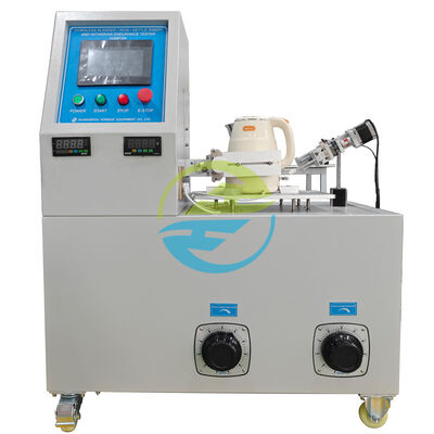 Buon prezzo Tester di resistenza all'inserimento e al prelievo per bollitore cordless a stazione singola HongCe | Apparecchiatura di test per elettrodomestici da 15A per conformità IEC 60335 in linea