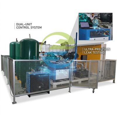 Qualità Macchina automatica per il collaudo di tenuta all'elio con basso tasso di falsi allarmi per l'ispezione dei compressori fabbrica