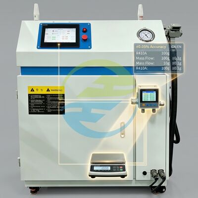 Qualità Refrigerant Filling Equipment Supporting Multi-Refrigerant Precision and MES Traceability fabbrica