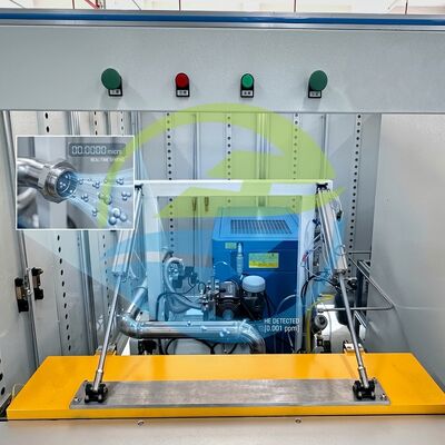 Qualità Industrial Helium Leak Detection System Offering Quick Warm-Up for Continuous Operation fabbrica