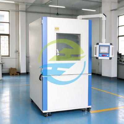 Buon prezzo IEC 60529 IP5X IP6X Camera di prova della polvere di sabbia 1000L Sistema di controllo PLC a vuoto In linea