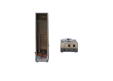 Buon prezzo Apparecchiatura elettrica della prova della fiamma del cavo IEC60320-1-2 per combustione verticale in linea